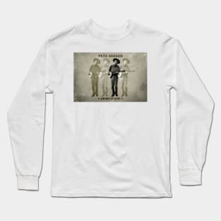 Pete Seeger - American Icon Long Sleeve T-Shirt